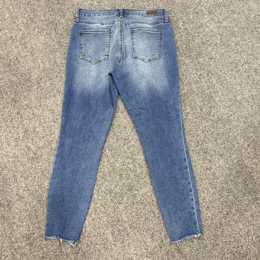 Kut From the Kloth Jeans Women's Size 10 Fab AB Crop Skinny Denim - Picture 4 of 11